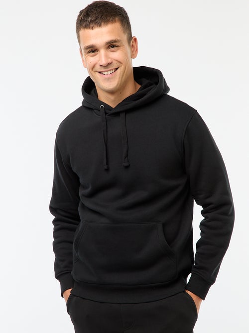 Felpa con cappuccio in felpa garzata con tasca a marsupio - Kiabi