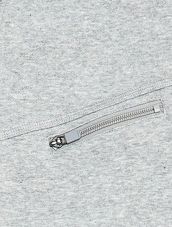 Felpa con cappuccio in felpa garzata