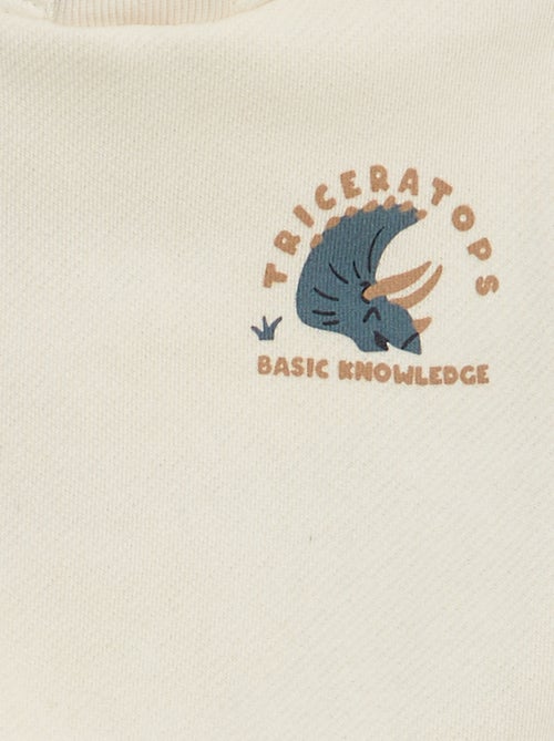 Felpa con cappuccio in french terry - Kiabi