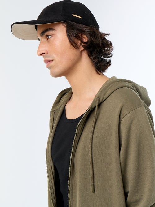 Felpa con cappuccio in French Terry - Kiabi