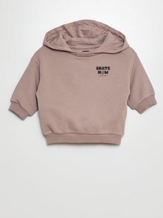 Felpa con cappuccio in french terry