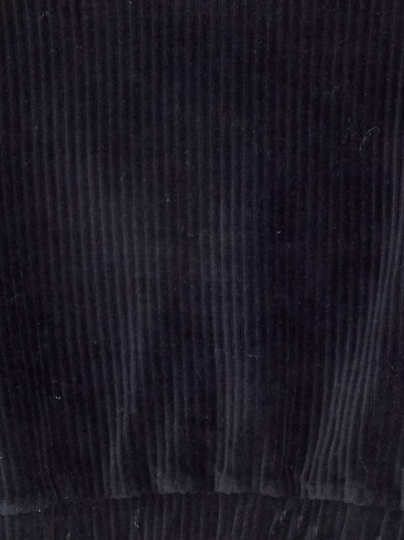Felpa con cappuccio in maglia a costine Nero - Kiabi