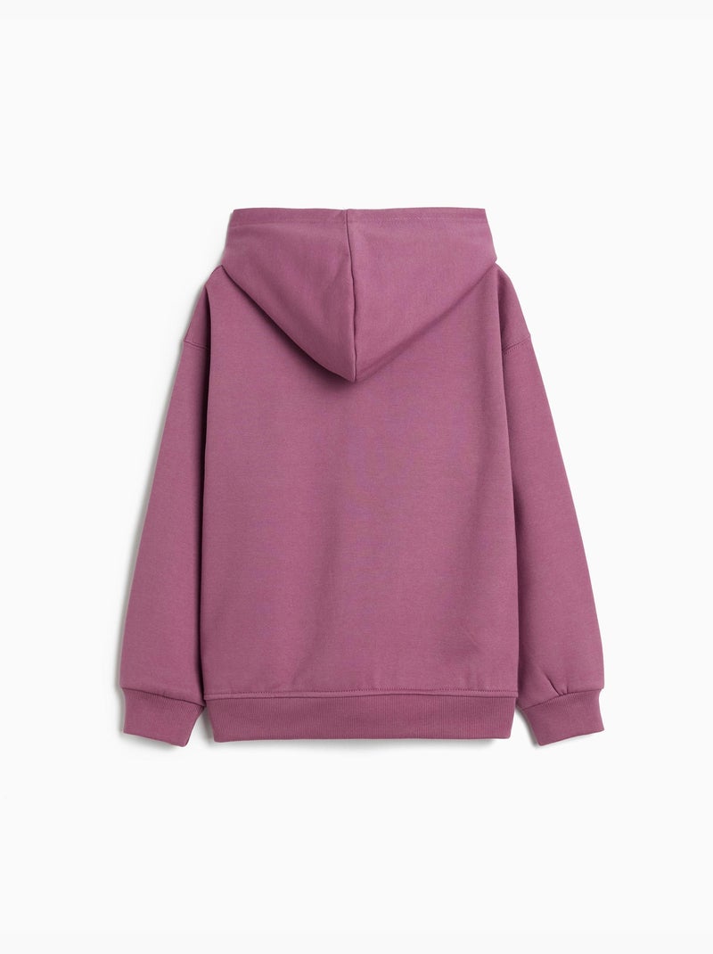 Felpa con cappuccio in pile, MO Fashion Viola - Kiabi