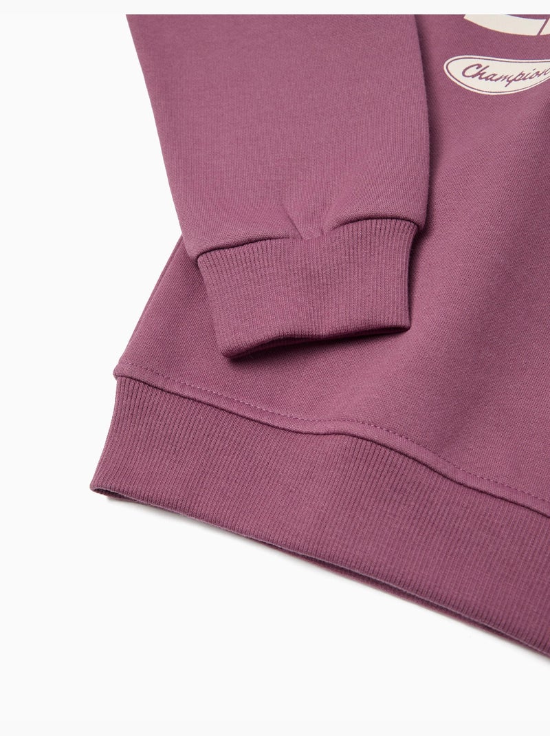 Felpa con cappuccio in pile, MO Fashion Viola - Kiabi