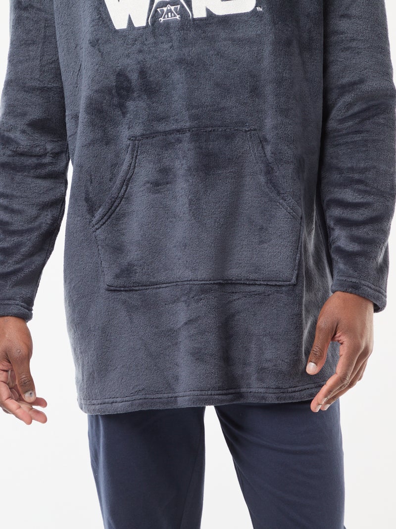 Felpa con cappuccio in pile 'Star Wars' Grigio - Kiabi