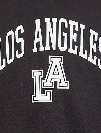 Felpa con cappuccio in tessuto felpato