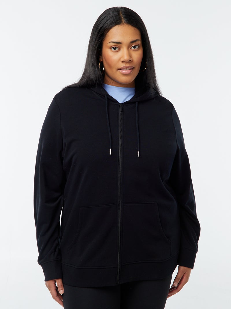 BE BOARD Giacca Felpa Termica Con Cappuccio Unisex - Taglie Forti Dalla 3XL Alla 6XL - Colori: Nero, Blu, Grigio Antracite - 60% Cotone 40% Poliestere - 4
