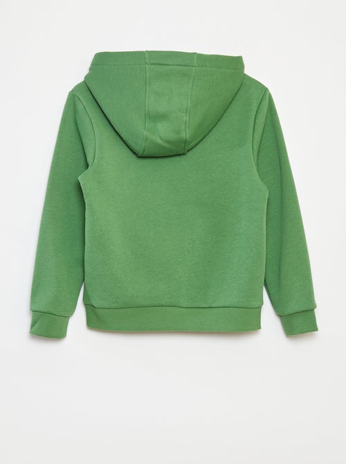 Felpa con cappuccio in tessuto felpato - Kiabi