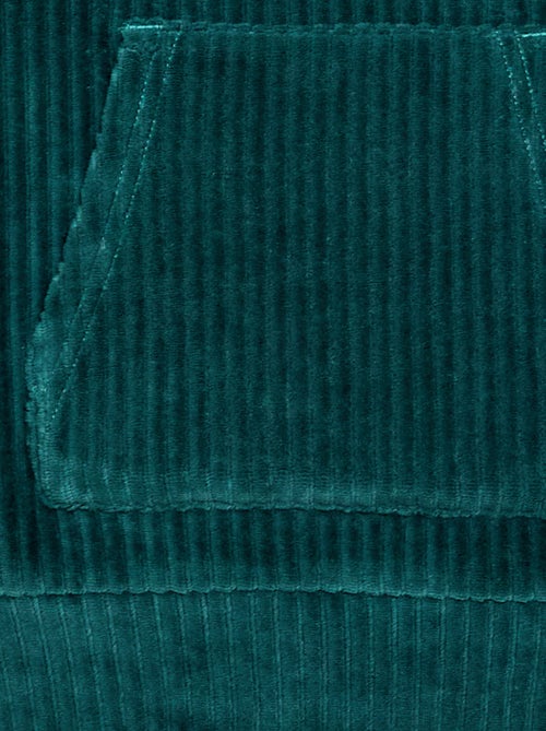 Felpa con cappuccio in velluto a coste - Kiabi