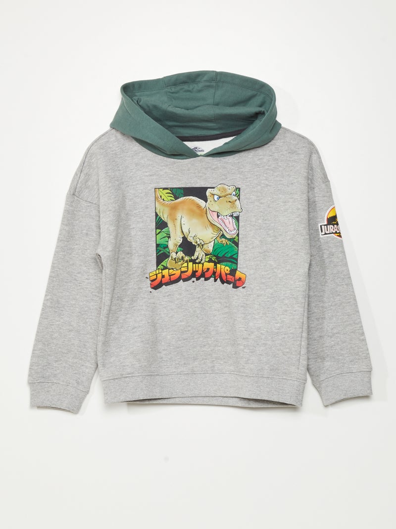 Felpa con cappuccio 'Jurassic Park' Grigio - Kiabi