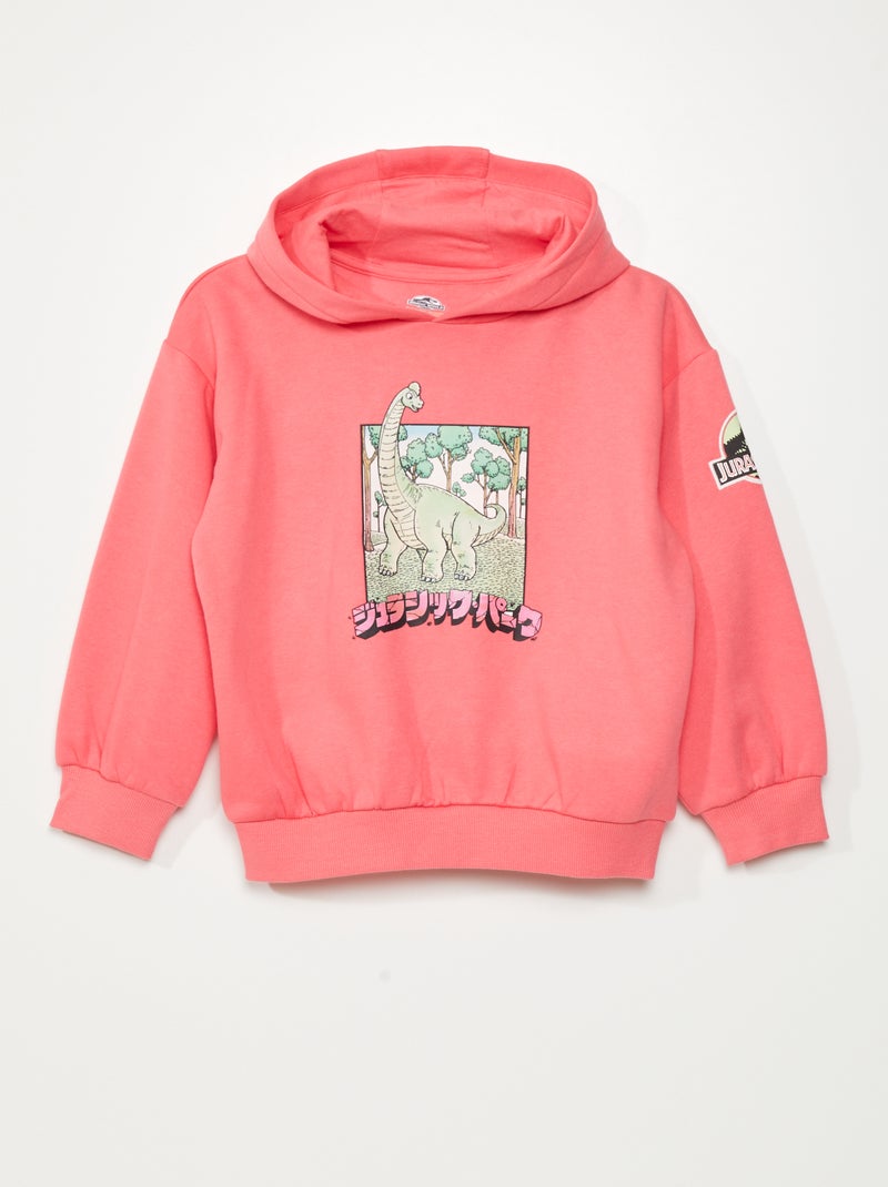 Felpa con cappuccio 'Jurassic Park' Rosa - Kiabi