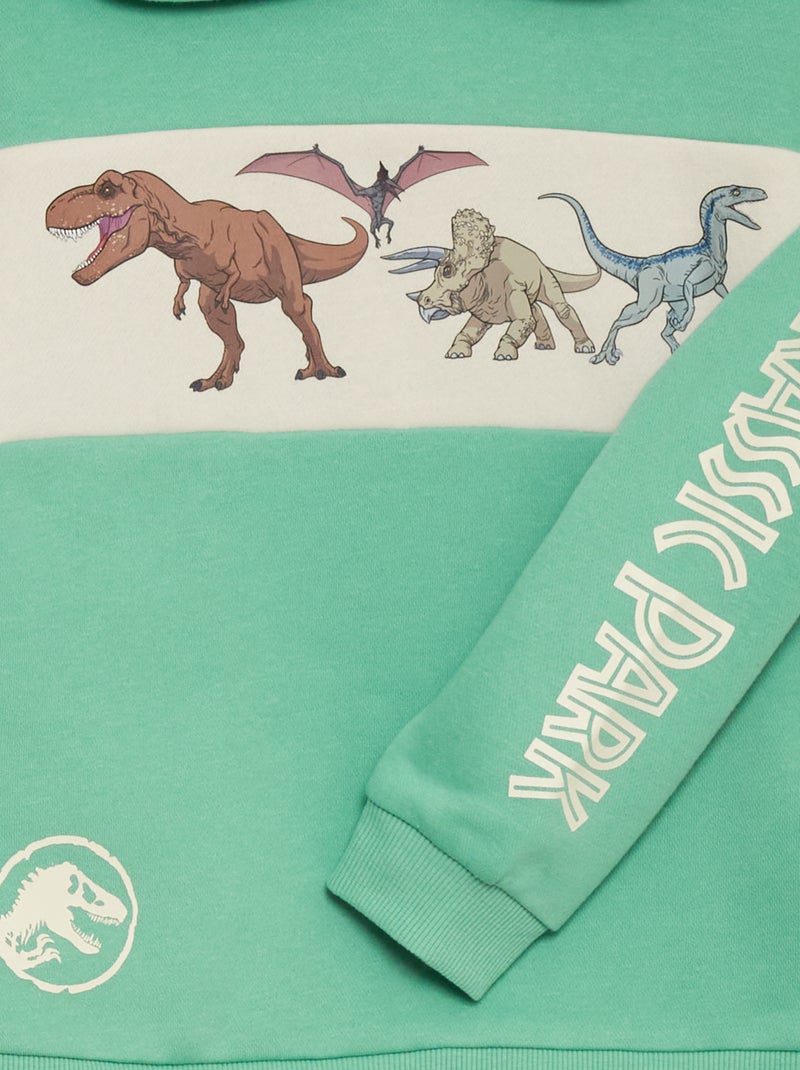 Neil Barrett JURASSIC PARK X NB Felpa Girocollo HALF THUNDERBOLT In Cotone 1452897 Zoom