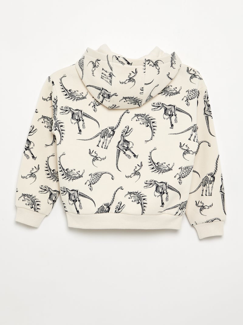 Felpa con cappuccio \'Jurassic World\' Bianco - Kiabi