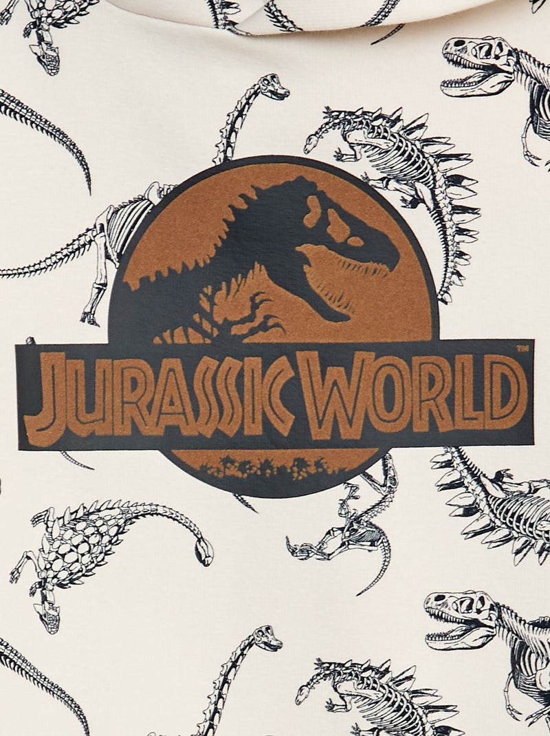 Felpa Con Cappuccio Uomo Jurassic Park - Logo Cinese - Taglie S-2XL - Ufficiale