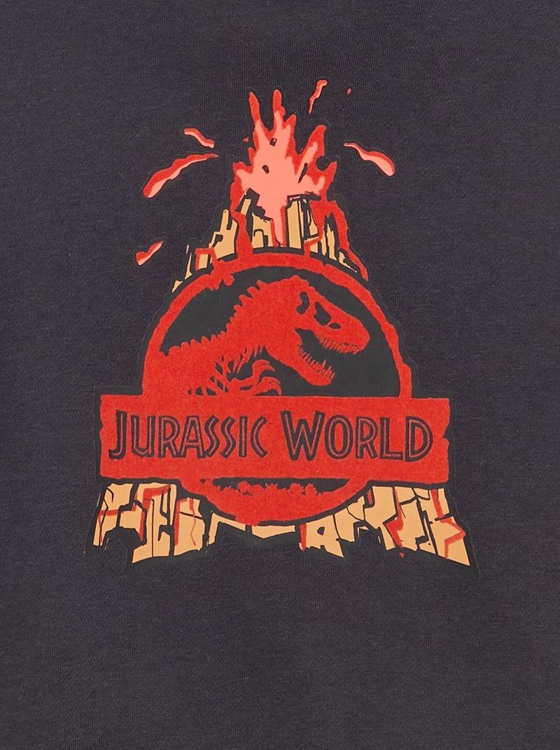 Felpa con cappuccio 'Jurassic World' Nero - Kiabi
