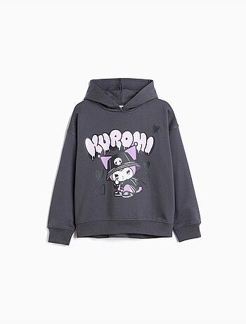 Felpa con cappuccio 'kuromi', mo fashion