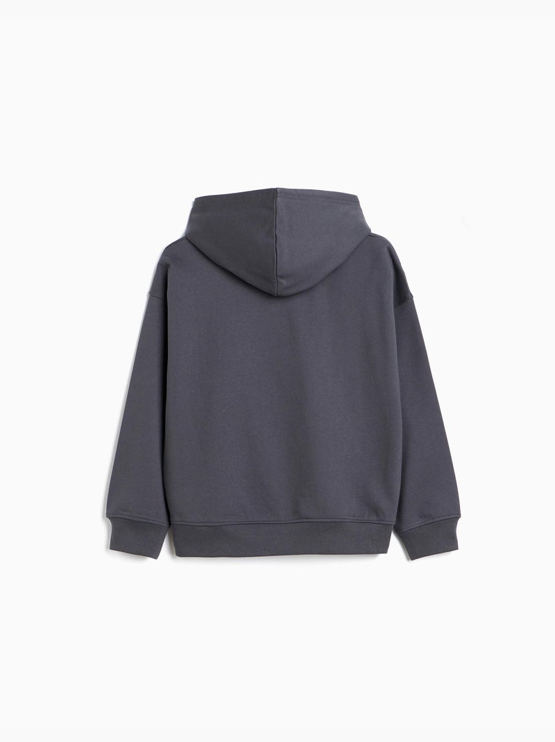 Felpa con cappuccio 'kuromi', mo fashion Grigio - Kiabi