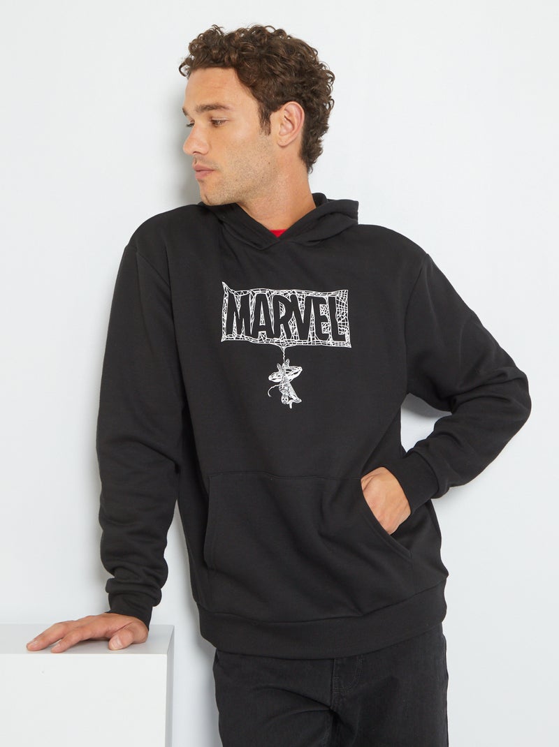 Felpa con cappuccio 'Marvel' NERO - Kiabi