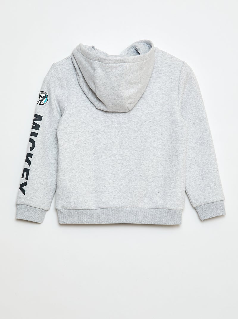 Felpa con cappuccio "Mickey" di "Disney" Grigio - Kiabi