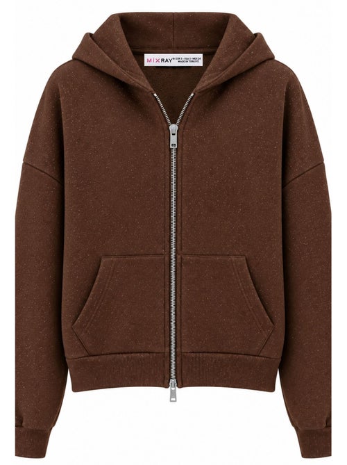 Felpa con cappuccio mixray - Kiabi