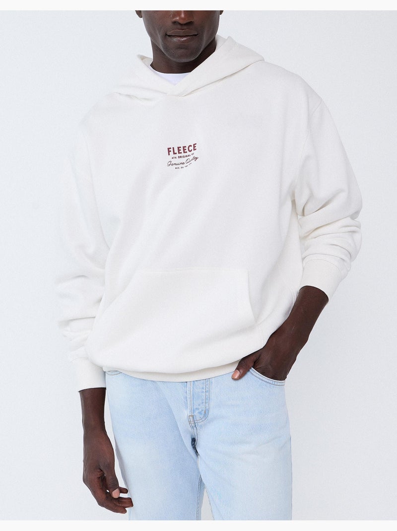 Felpa con cappuccio, mo fashion Bianco - Kiabi