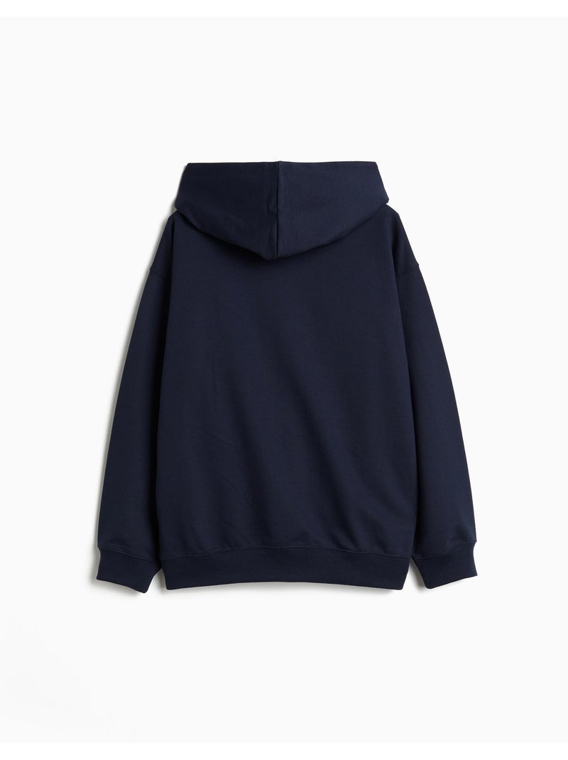 Felpa con cappuccio, mo fashion Blu - Kiabi