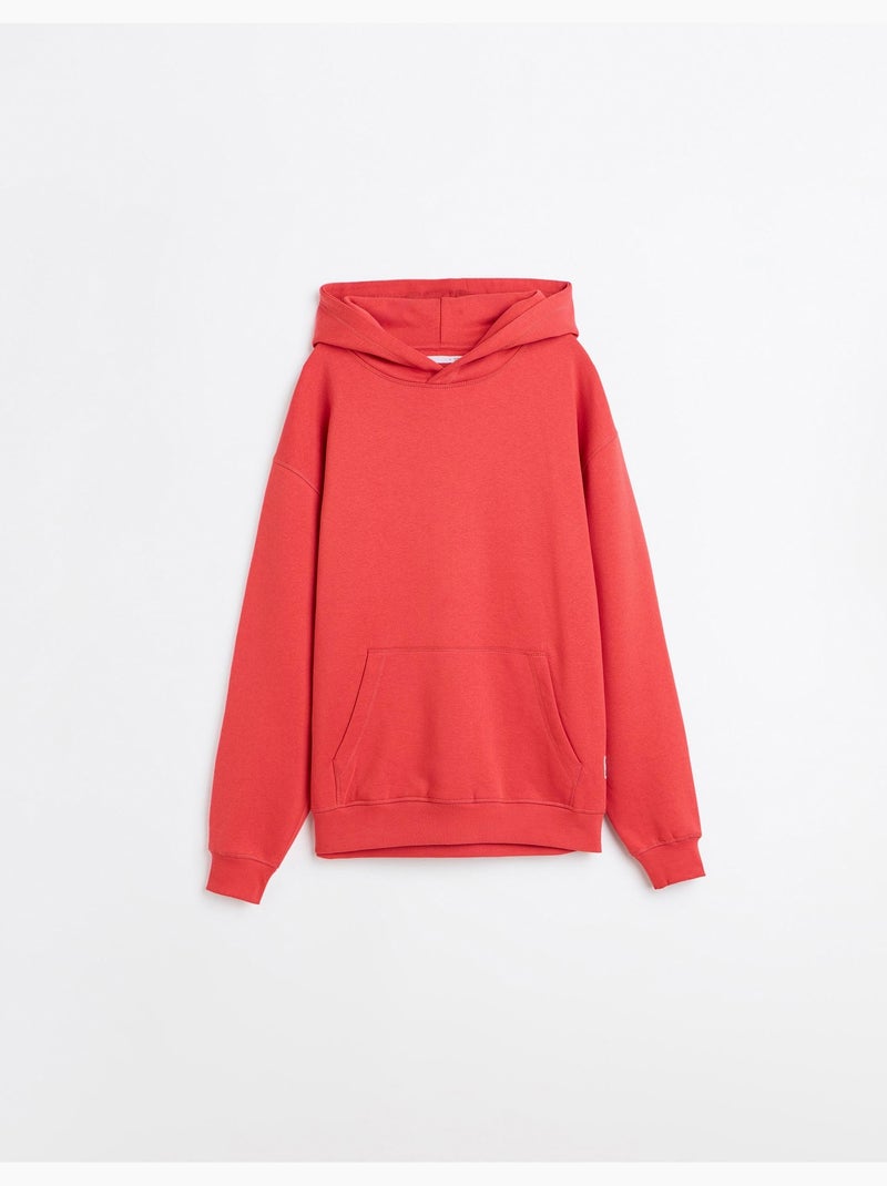 Felpa con cappuccio, mo fashion Rosso - Kiabi