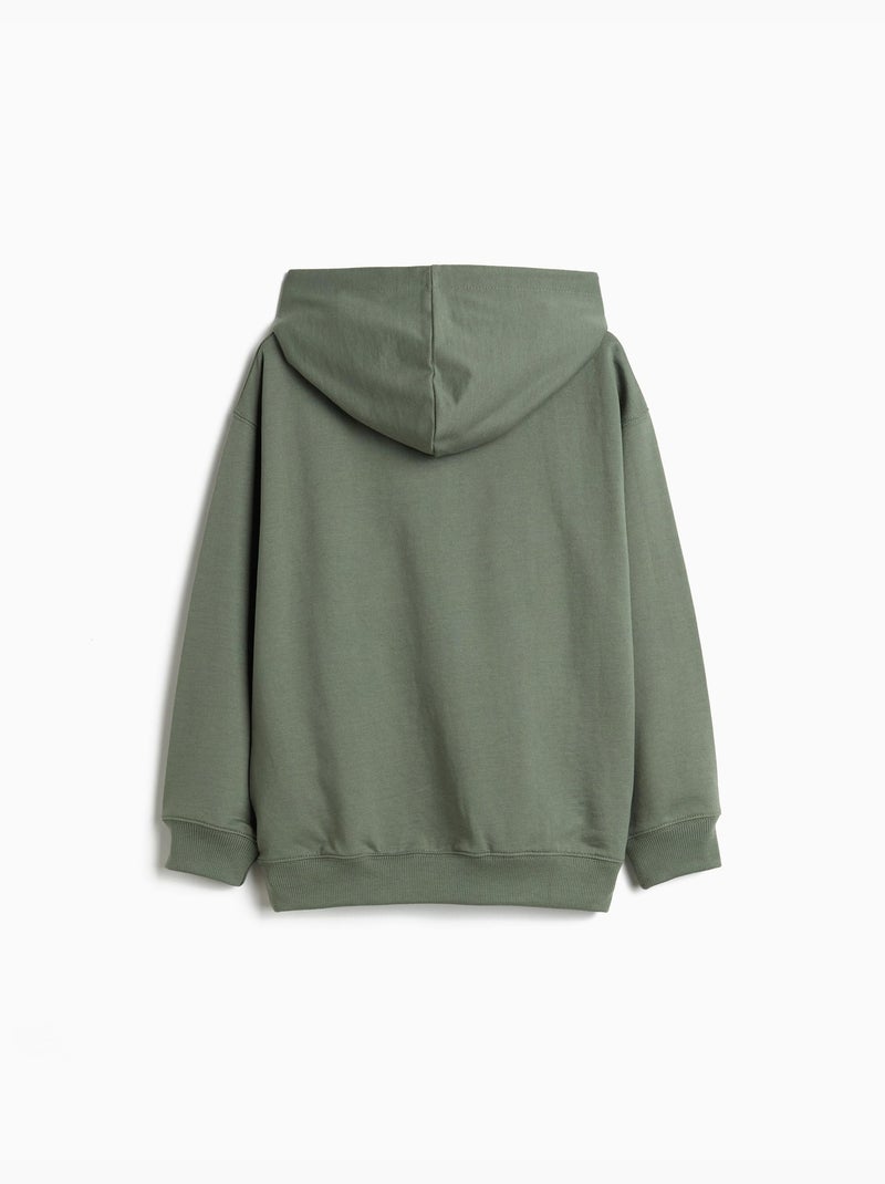 Felpa con cappuccio, mo fashion Verde - Kiabi