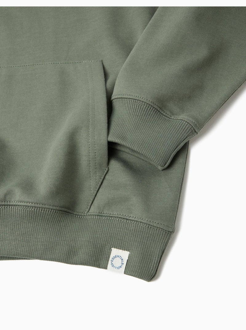 Felpa con cappuccio, mo fashion Verde - Kiabi