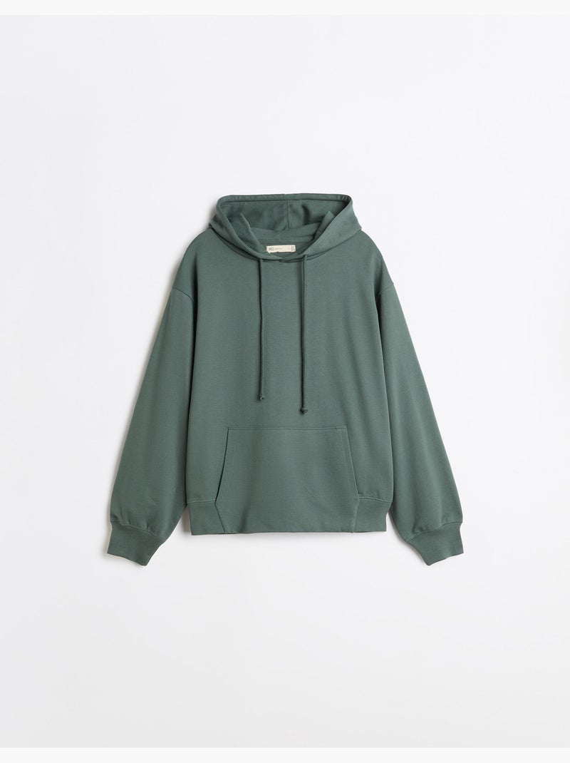 Felpa con cappuccio, mo fashion Verde - Kiabi