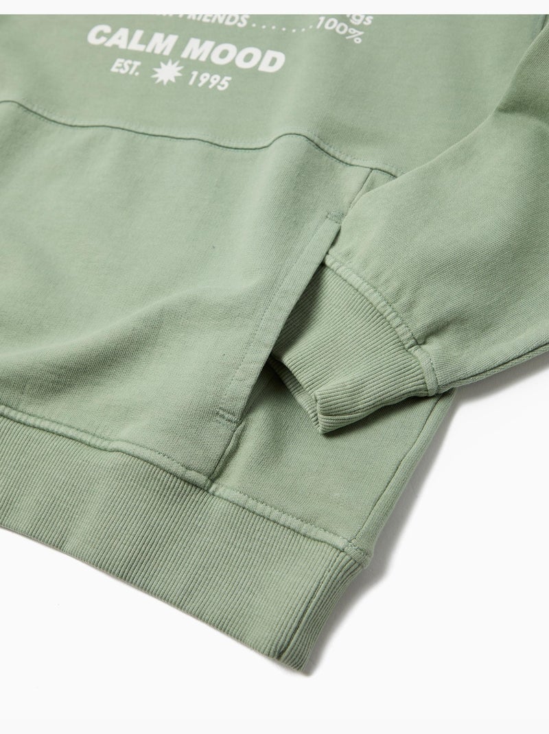 Felpa con cappuccio, MO Fashion Verde - Kiabi
