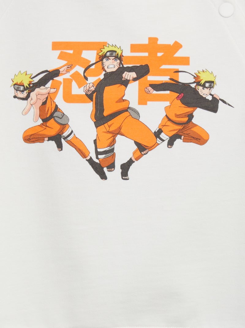 Felpa con cappuccio 'Naruto' - collezione facile da indossare BIANCO - Kiabi