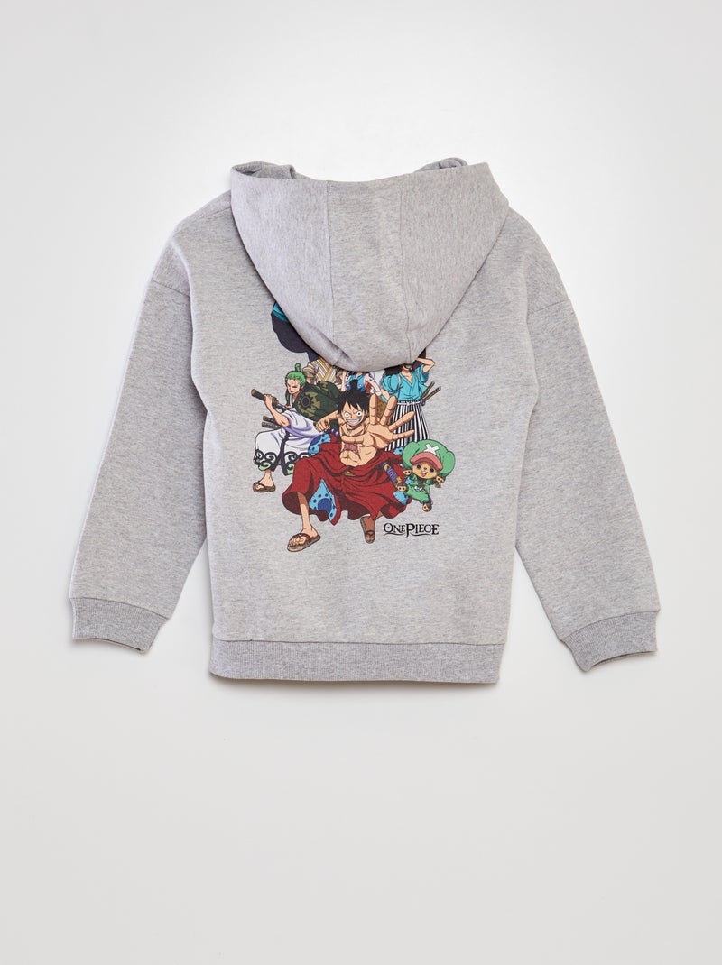 Felpa con cappuccio 'One Piece' GRIGIO - Kiabi