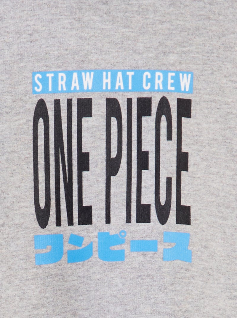 Felpa con cappuccio 'One Piece' GRIGIO - Kiabi