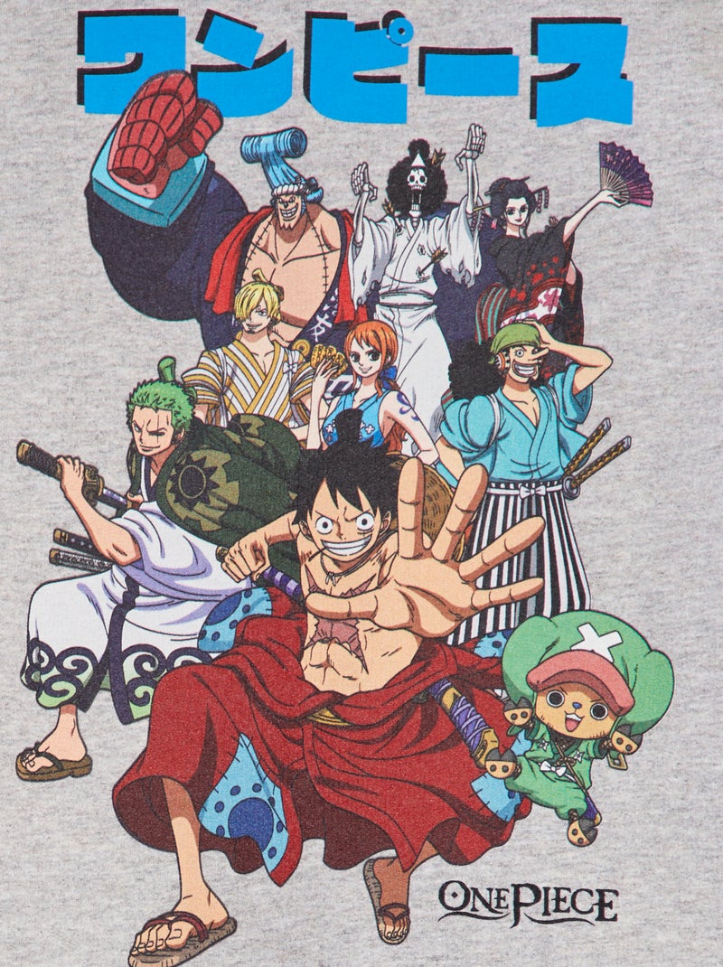 Felpa con cappuccio 'One Piece' GRIGIO - Kiabi