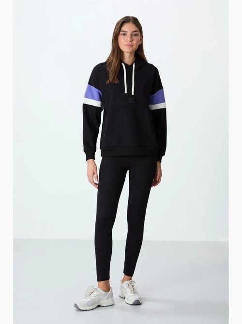 Felpa con cappuccio oversize color block tommy - Kiabi