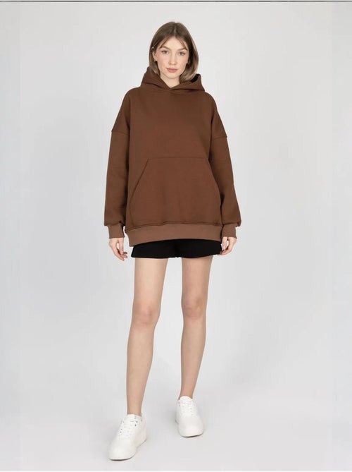 Felpa con cappuccio oversize con tasca a marsupio hiccup - Kiabi Felpa con cappuccio oversize con tasca a marsupio hiccup - Kiabi