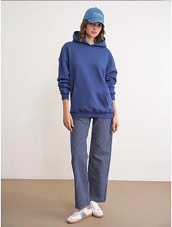 Felpa con cappuccio oversize con tasca mixray