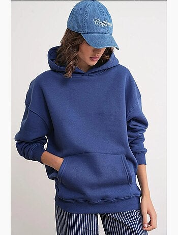 Felpa con cappuccio oversize con tasca mixray