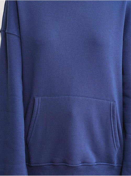 Felpa con cappuccio oversize con tasca mixray - Kiabi Felpa con cappuccio oversize con tasca mixray - Kiabi