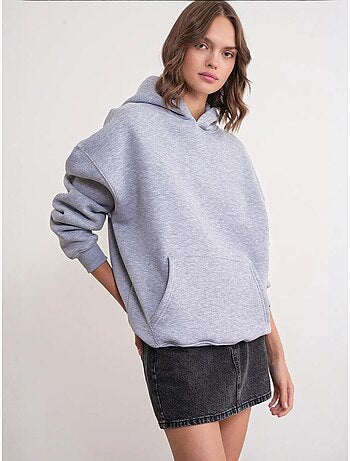 Felpa con cappuccio oversize con tasca mixray