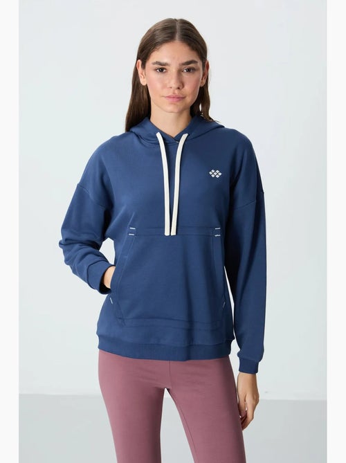 Felpa con cappuccio oversize e tasca tommy - Kiabi