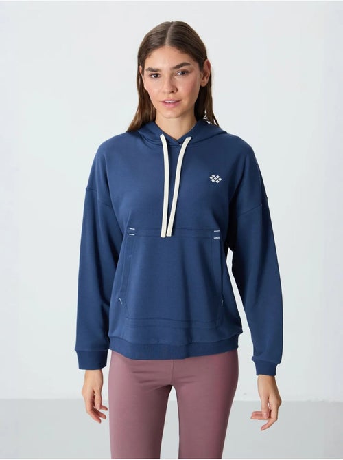 Felpa con cappuccio oversize e tasca tommy - Kiabi