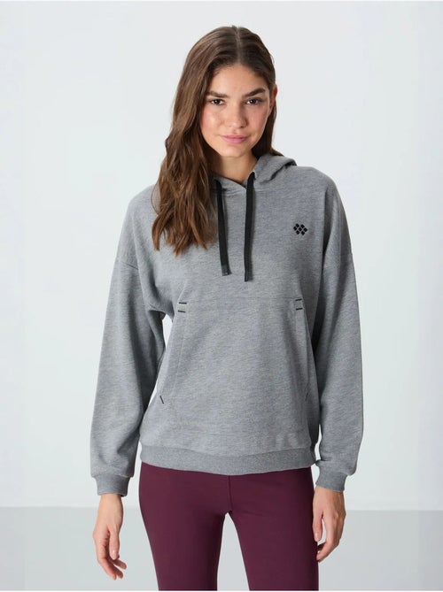 Felpa con cappuccio oversize e tasca tommy - Kiabi
