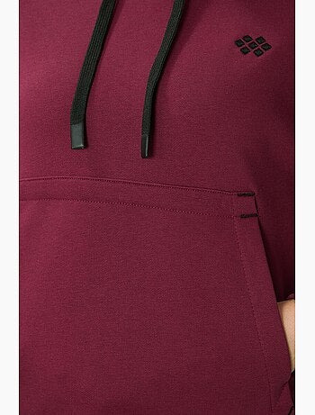 Felpa con cappuccio oversize e tasca tommy