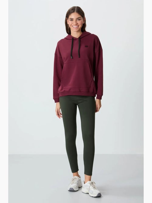 Felpa con cappuccio oversize e tasca tommy - Kiabi Felpa con cappuccio oversize e tasca tommy - Kiabi