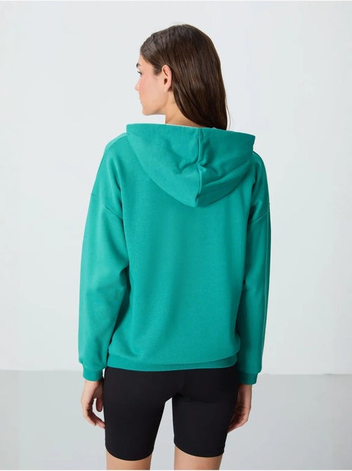 Felpa con cappuccio oversize e tasca tommy - Kiabi