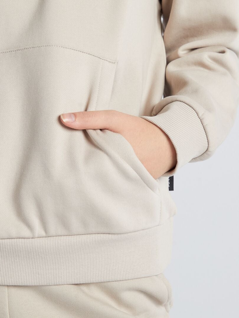 Felpa con cappuccio oversize GRIGIO - Kiabi