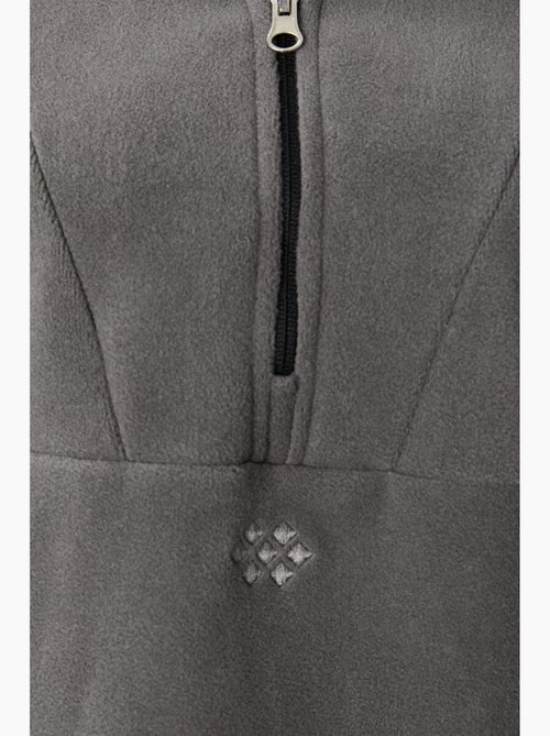 Felpa con cappuccio oversize in peluche con mezza zip tommy - Kiabi Felpa con cappuccio oversize in peluche con mezza zip tommy - Kiabi
