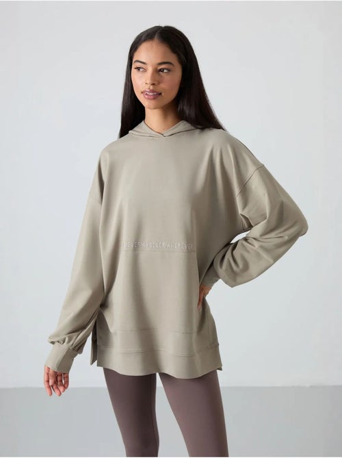 Felpa con cappuccio oversize stampata tommy - Kiabi
